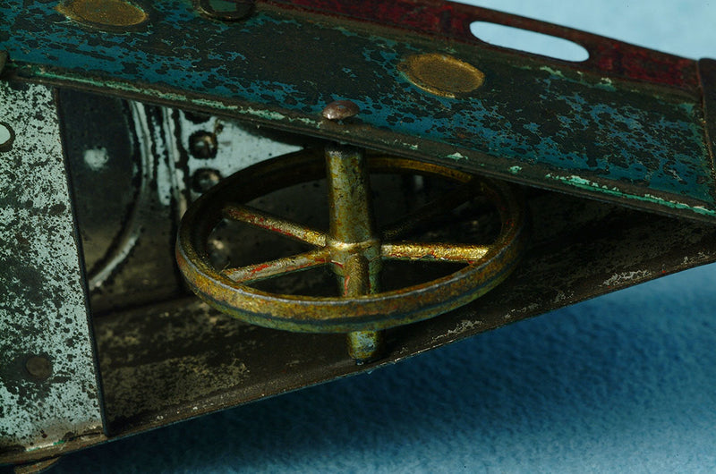 《Charles Rossignol〈C.R.〉装甲艦ブリキ玩具（フランス、c.1900）》