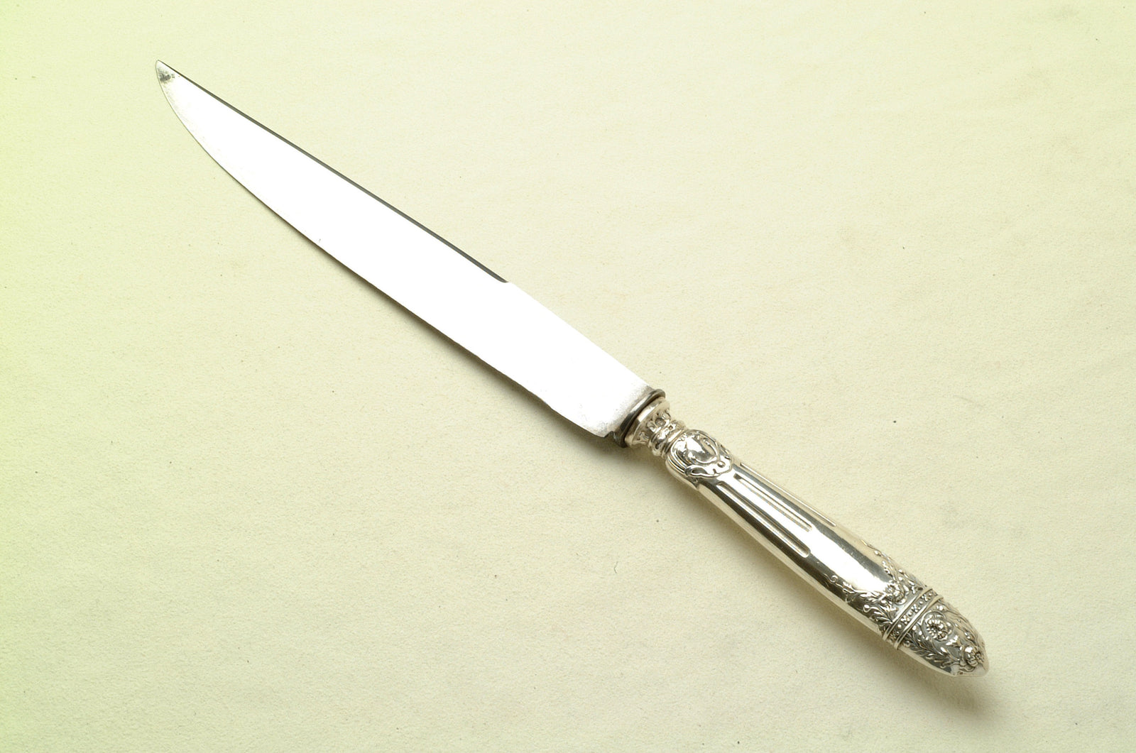 1850年代　折り畳みナイフ　銀製　アンティーク　シルバー　925　スターリング 1850年代 折り畳みナイフ 銀製 アンティーク シルバー 925