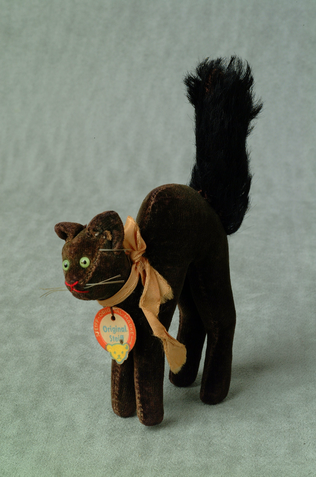 #2822 シュタイフ ヴィンテージ 黒猫のぬいぐるみ – Antiquites 