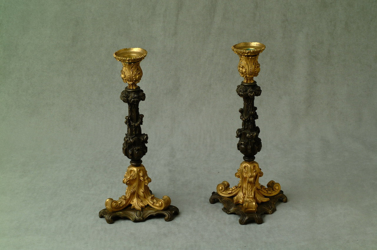 1099 キャンドルスタンド フランス製 19世紀 – Antiquites Brocante